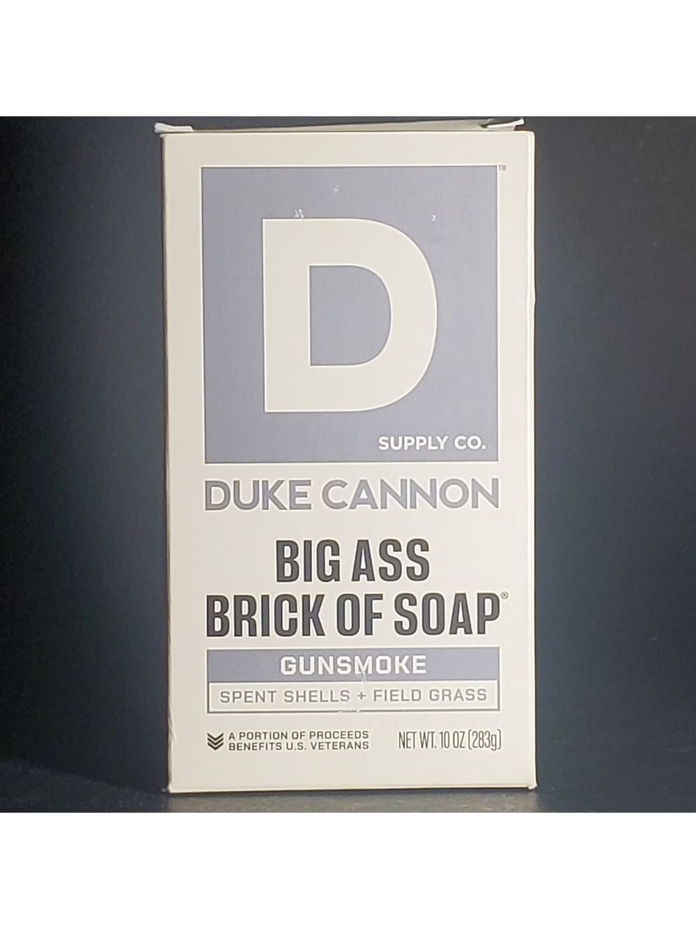 DUKE CANNON Big Brick of Bar Soap GUNSMOKE + Spent Shells + Field Grass 10oz Bar